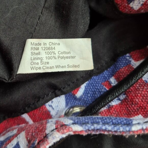 Union Jack Design Canvas Backpack Rucksack Lightweight - Picture 10 of 12